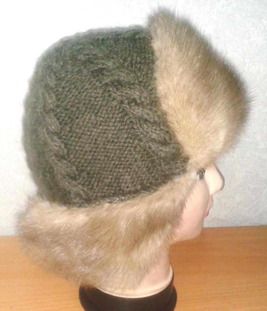Женкие модные меховые шапки